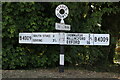 Fingerpost on Wallingford Road, North Stoke