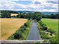 Minor Road crossing the Wensleydale Railway