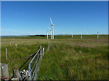 SO0385 : Fenceline near the northern end of the wind farm by Richard Law