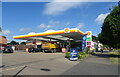 Service station on Footscray Road (A211)