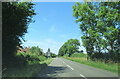 Barton Road Welford-on-Avon approaching blind crest in road