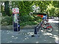 Santander cycle hire: Lancaster Gate docking station