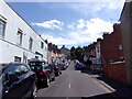 Looking south-southwest up Stanier Street