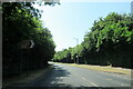 Monkspath Hall Road at turning for Armed Forces Community Garden