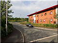 The side of Ossett Fire Station, Mothers Way, Ossett