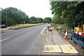 Footway closure by the A611