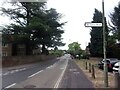 Looking east-southeast along Minley Road