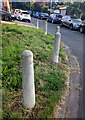 ST3091 : Concrete posts, Claremont, Newport by Jaggery