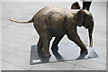 View of an elephant statue in Spital Square