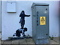 Banksy style artwork, Portstewart - 2