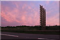 Sunset over Watling Street, Lutterworth