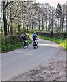 Sunday morning cyclists, Llanover, Monmouthshire