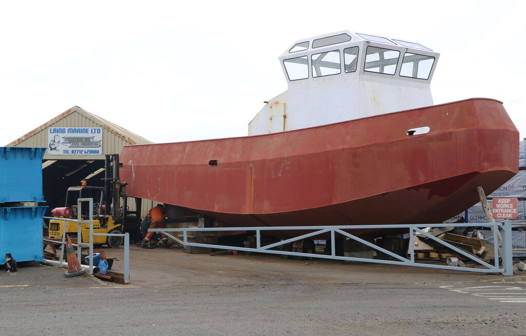 Ship at Laing Marine, Troon © Billy McCrorie :: Geograph Britain and ...