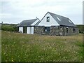 NM2763 : Coll - Sorisdale - New build probably reusing old croft by Rob Farrow