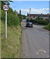 SO3229 : 30 sign, Longtown, Herefordshire by Jaggery