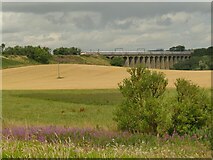 NU2212 : A distant view of the Aln Viaduct by Stephen Craven