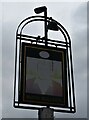 Sign for the Burn Bullock public house on London Road