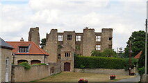 SK5281 : Old Hall and Gatehouse Remains by Kevin Waterhouse