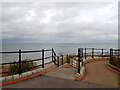 Steps to beach from Marine Parade, Saltburn