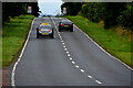 Passing vehicles along Killyclogher Road