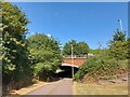 Entrance to Hamilton Park  beneath Sandshill Avenue, Leicester