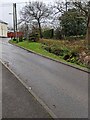 Up the main road through Llanvair Discoed, Monmouthshire