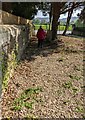 Walking towards the A4173, Brookthorpe, Gloucestershire