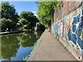 Graffiti along the Birmingham Main Line Canal