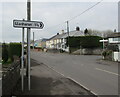 Llanharan direction and distance sign, Llanharry