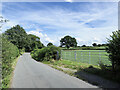 Wide gates to field entry east of Barn Bridge Farm