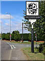 The Oaken Arms pub sign, Staffordshire