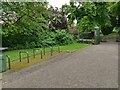 SJ4066 : Grosvenor Park, Chester: cycle rack by Stephen Craven