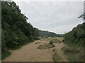 Sandy path to Three Cliffs Bay