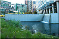 Nine Elms : water feature, American Embassy