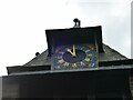 SJ4066 : Clock on St John the Baptist, Chester by Stephen Craven