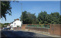 Coloured Railings on the Bridge