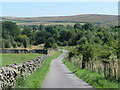 Surfaced lane to Banger House Farm