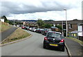 On-street parking, Brynheulog, Rhayader, Powys