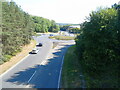 Hall roundabout from the overbridge