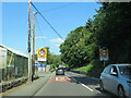 Corwen town sign on the A5