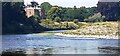 Looking north along River Eden towards Warwick Hall