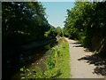 A drained section of the canal, Slaithwaite