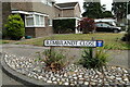 Rembrandt Close street sign, Gunton, Lowestoft