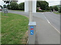 NCN Route 825 direction sign, Rhayader, Powys