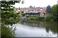 Houses beside the River Severn