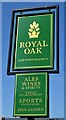 Sign for the Royal Oak, Molesey