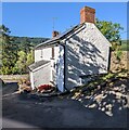 Shadows on a white house, Cwmyoy, Monmouthshire