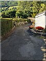 Steep descent, Cwmyoy, Monmouthshire