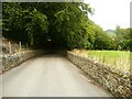 Footpath 110/2 on the driveway to Lower Hey House, Barkisland