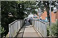 Deck of the footbridge